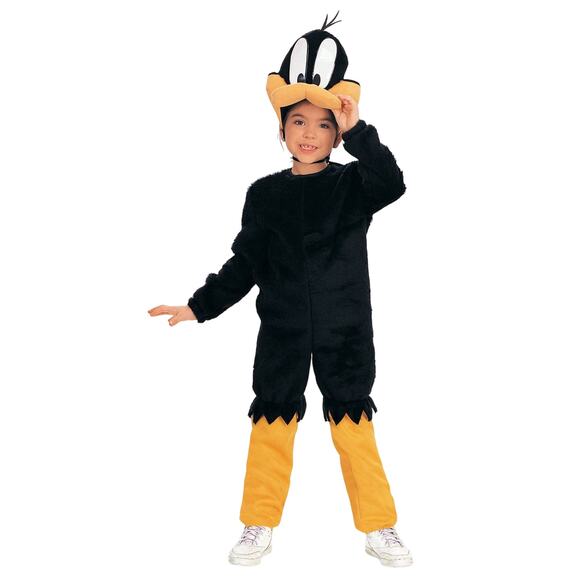 Vintage Rubie's Daffy Duck Looney Tunes Costume Child Medium 8-10 1997 18741 New - Picture 1 of 9